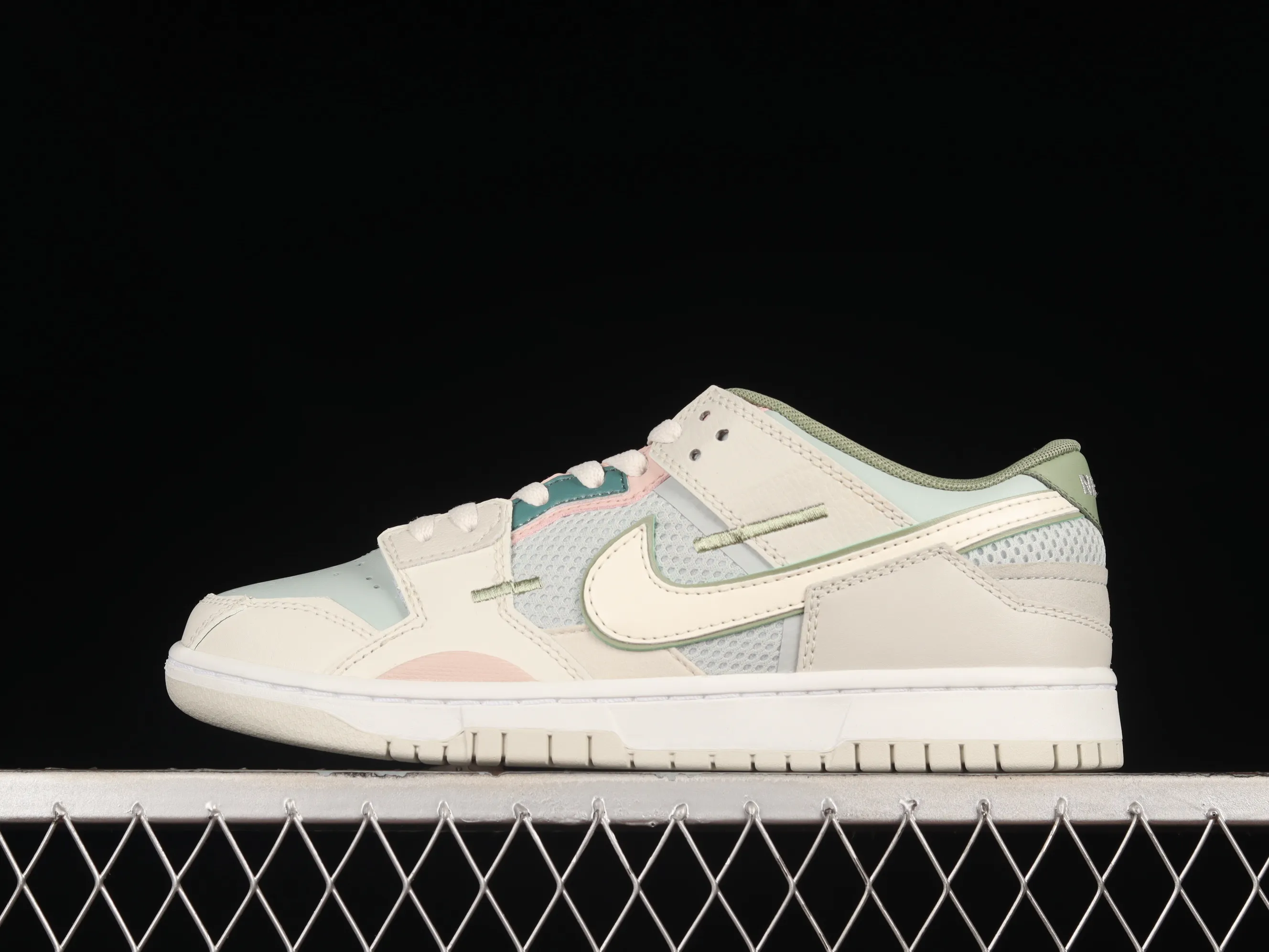 All Categories Nk SB Dunk Series Nk SB Dunk Low Low-top Skateboard Shoes #ZG Version Nk Dunk Scrap Mint Color Stitched Low-top Skateboard Shoes DM0802-001